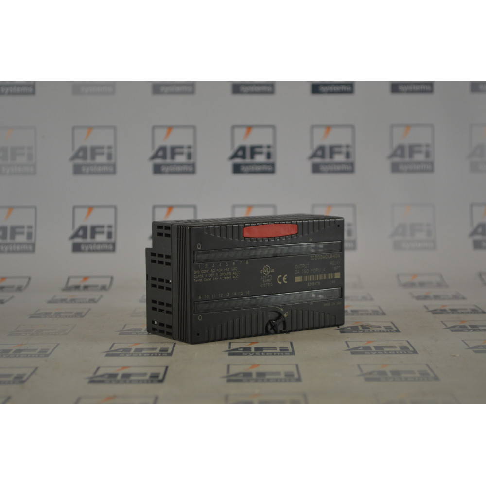 FANUC IC200MDL940A OUTPUT MODULE 24VDC 16POINT RELAY