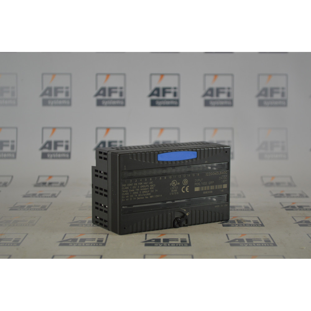 GE Fanuc IC200MDL640C Input Module