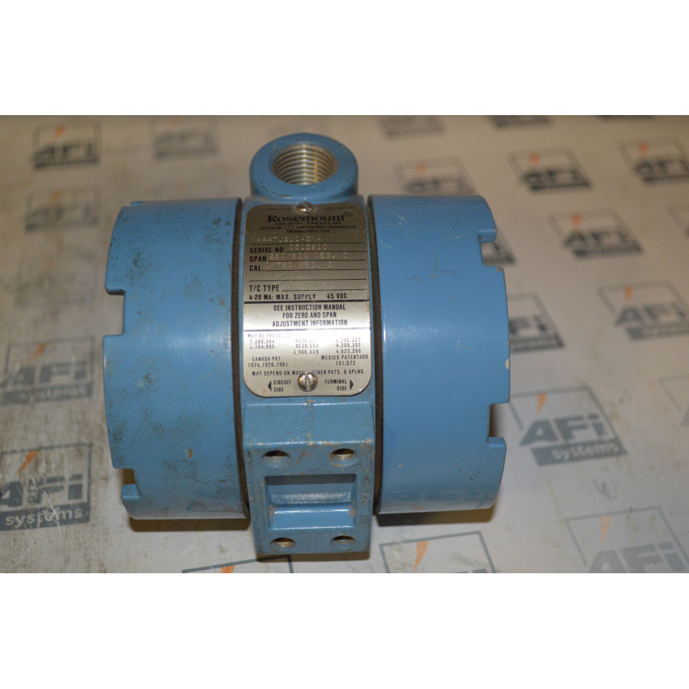 Rosemount 0444TJ2U1A2NA TEMPERATURE TRANSMITTER