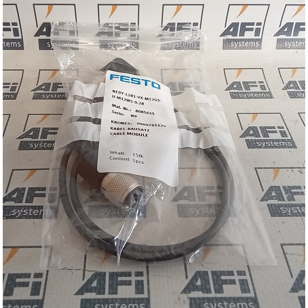 Festo NEDY-L2R1-VX-M12G5-U-M12W5-0.2R Power Distributor NEDY Cable