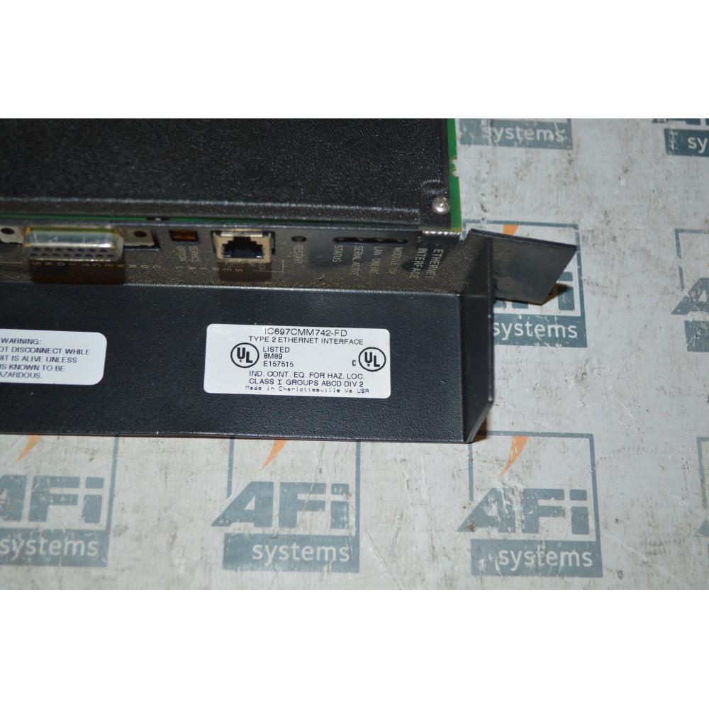 GE Fanuc IC697CMM742 Ethernet Interface Module