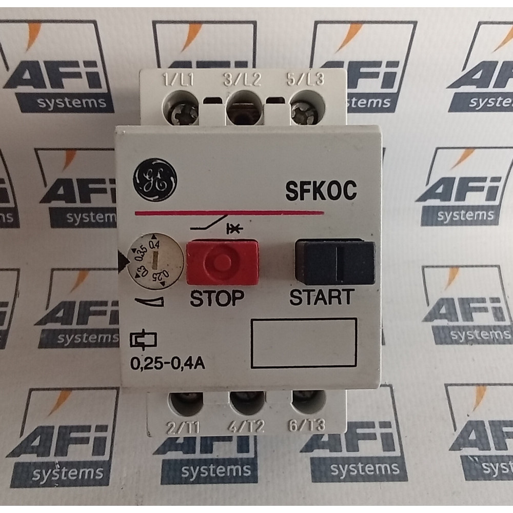General Electric SFK0C Motor Starter Circuit Breaker