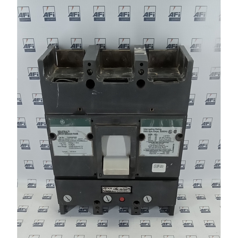 General Electric TJK636F000 600amp 3 pole breaker