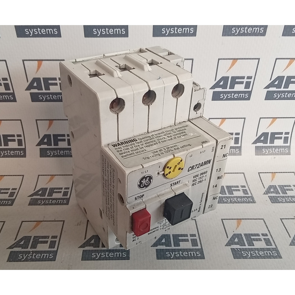 General Electric CR72AMN Starter Motor Protector 3-Pole 10-15Amp 690VAC