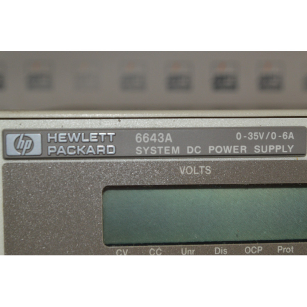 AGILENT HP 6643A POWER SUPPLY