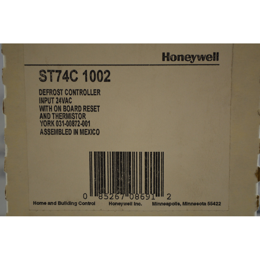 Honeywell ST74C 1002 Defrost Controller