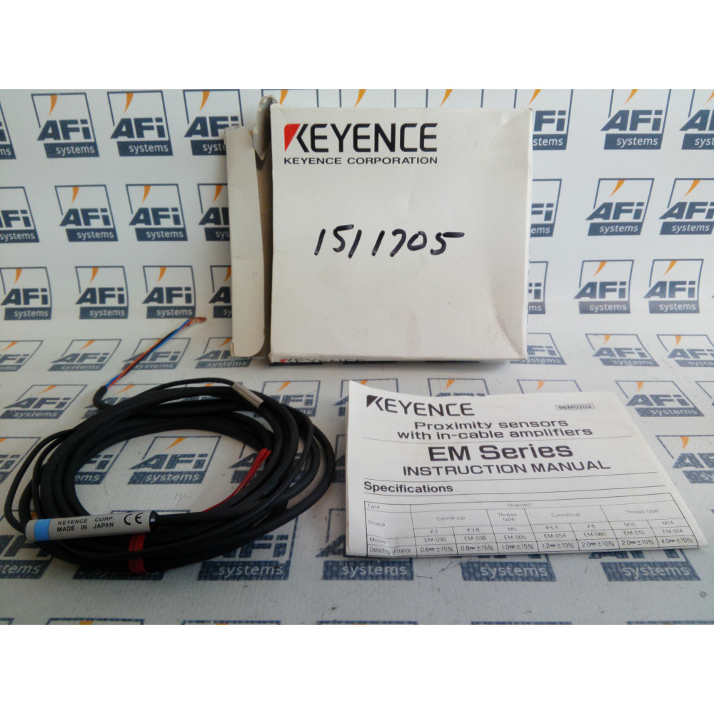 Keyence EM-038 Proximity Switch