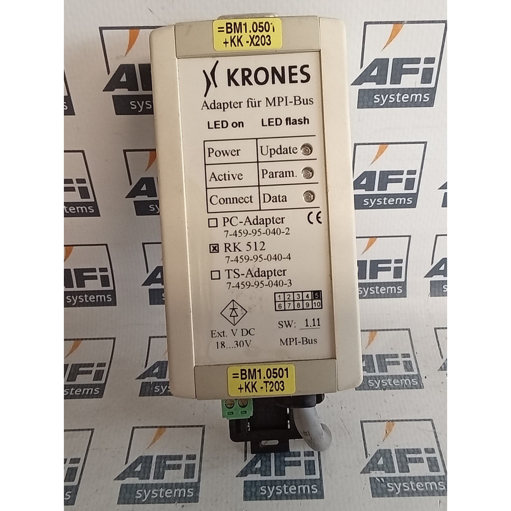 Krones 7-459-95-040-4 MPI-Bus RK512 Adapter