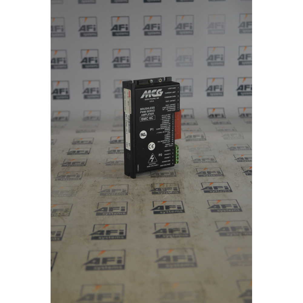MCG BMC6C BRUSHLESS PWM SERVO AMPLIFIER 6AMP 20-60VDC