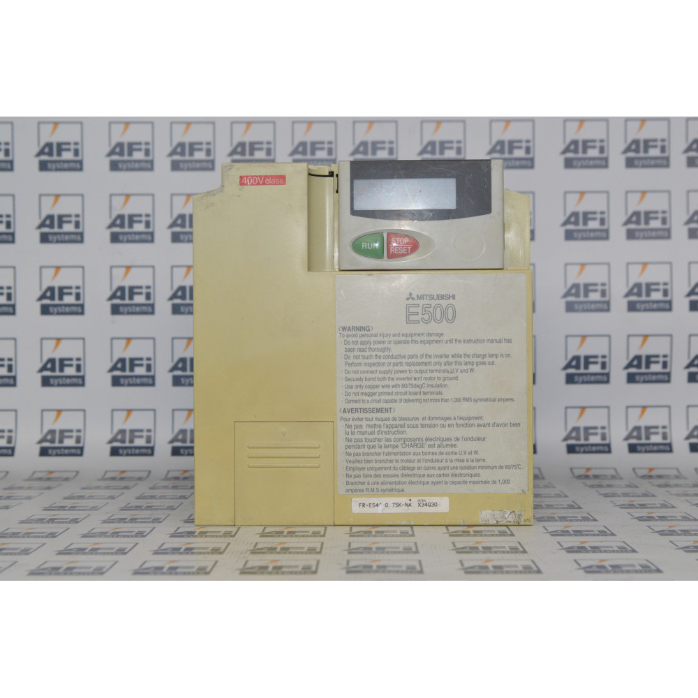 Mitsubishi Freqrol FR-E540-0-75K-NA AC Inverter Drive