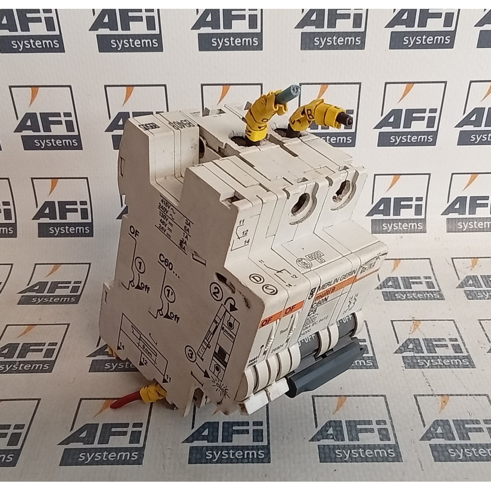 Merlin Gerin C60NC6 Circuit Breaker 2-Pole 400VAC 6Amp