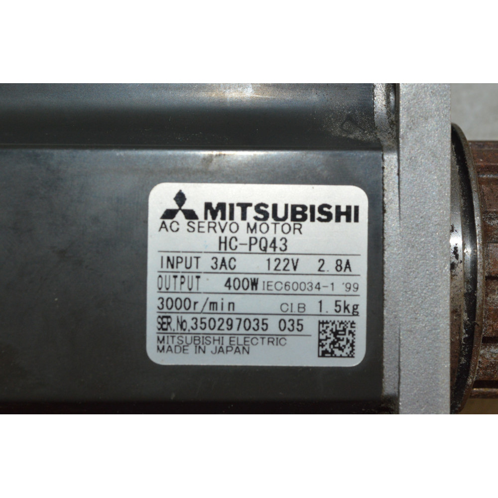 Mitsubishi HC-PQ43 AC Servo Motor