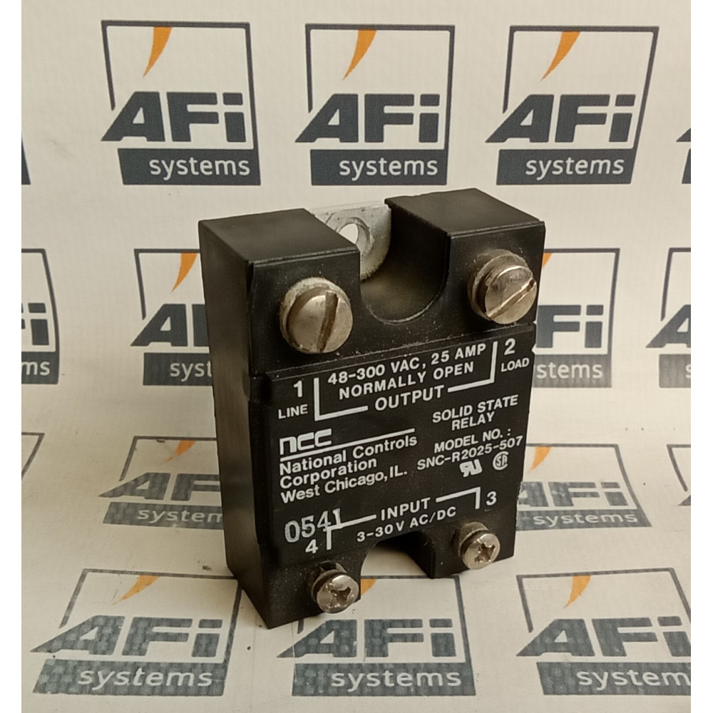 National Controls Relay SNC-R2025-507
