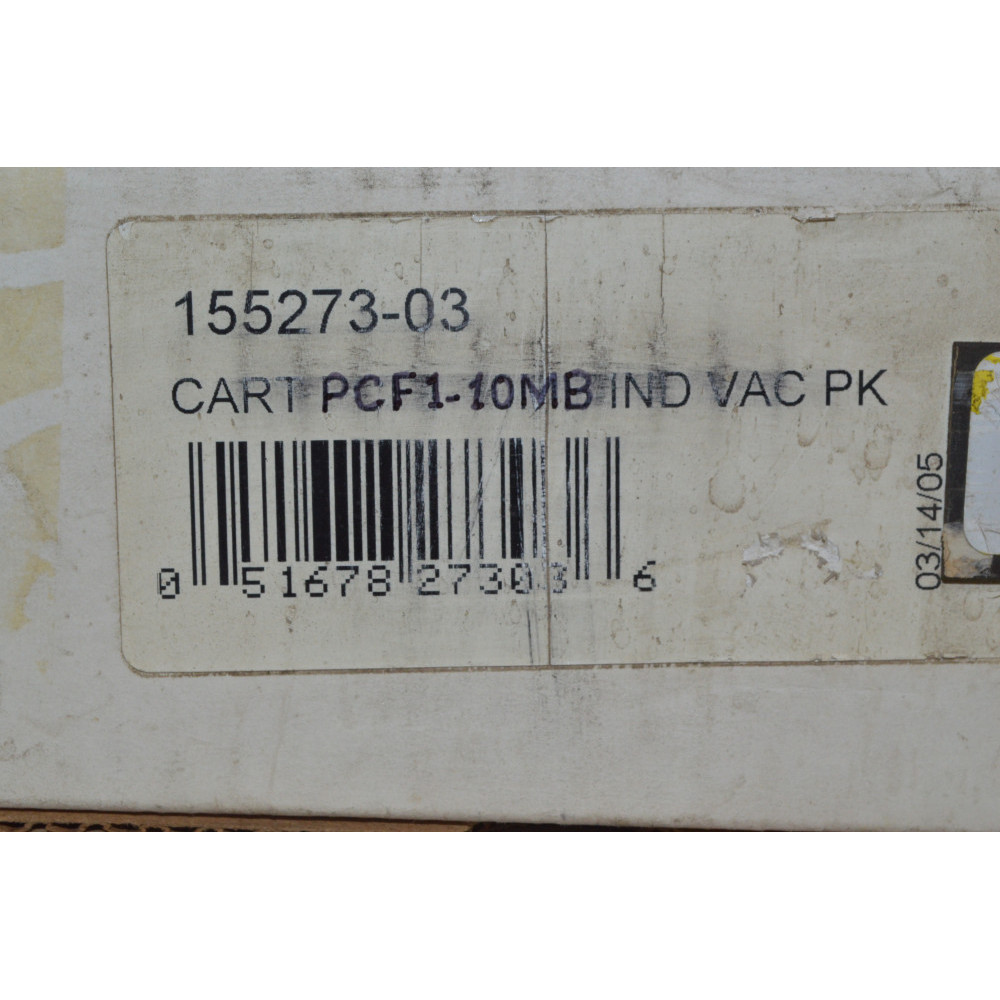 PENTEK PCF1-10MB MIXED BED DEIONIZATION RESIN FILTER CARTRIDGE