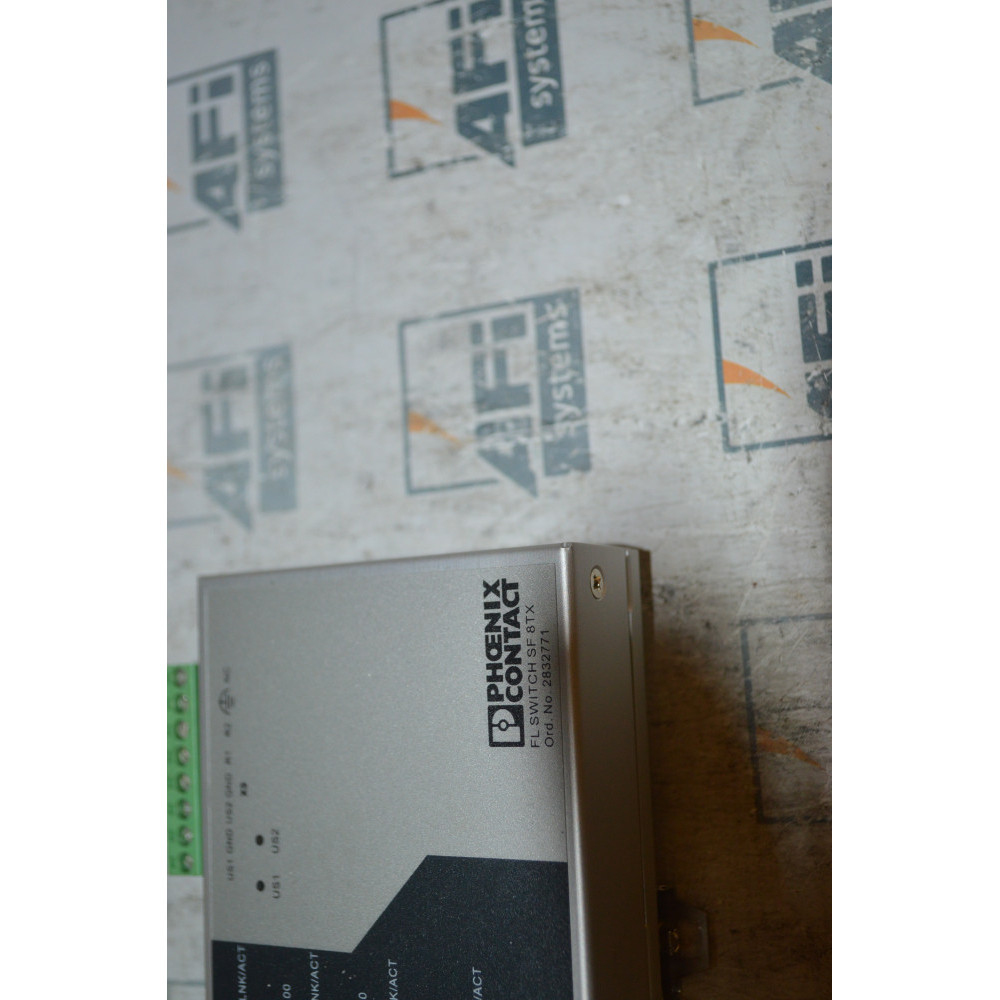  PHOENIX CONTACT FL-SWITCH-SF-8TX ETHERNET SWITCH