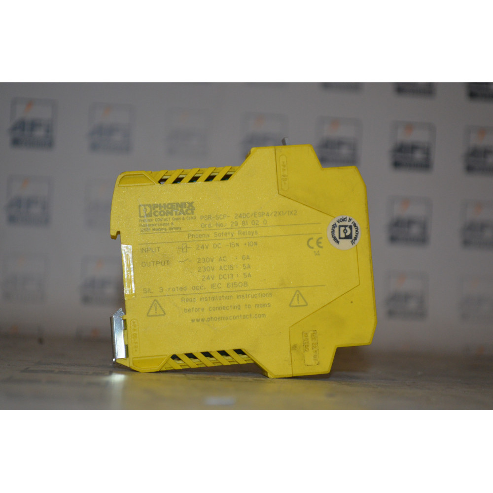 PHOENIX CONTACT PSR-SCP- 24DCESP42X11X2 SAFETY RELAY
