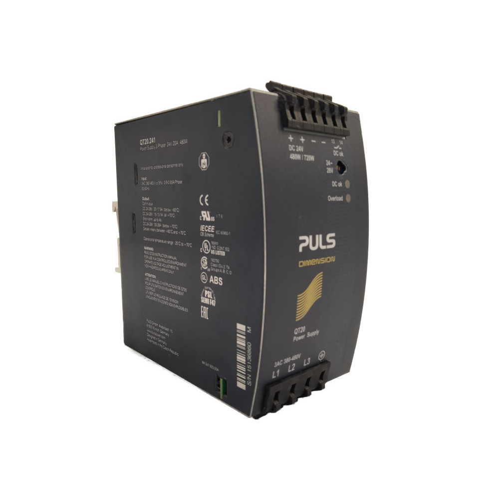 Puls QT20.241 3-Phase 24VDC 480W Power Supply