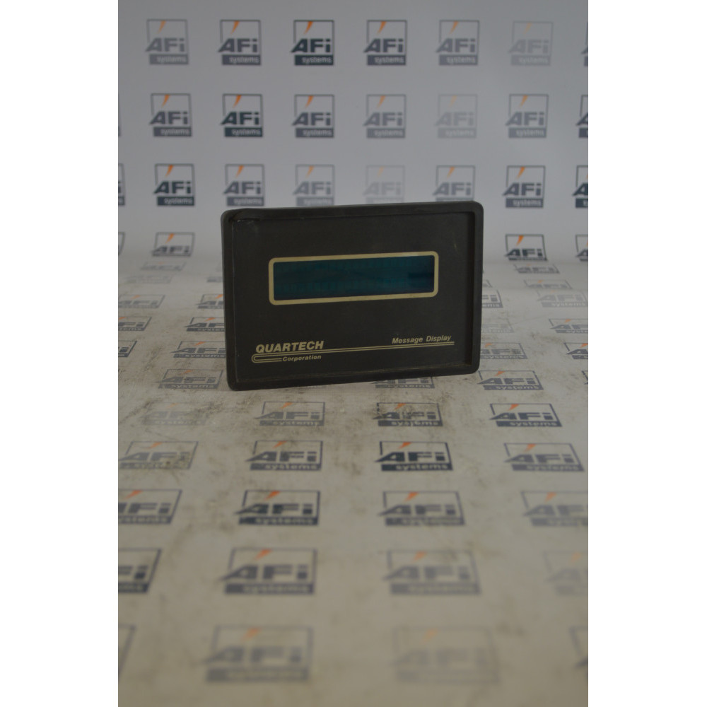 Quartech 8712 Operator Display