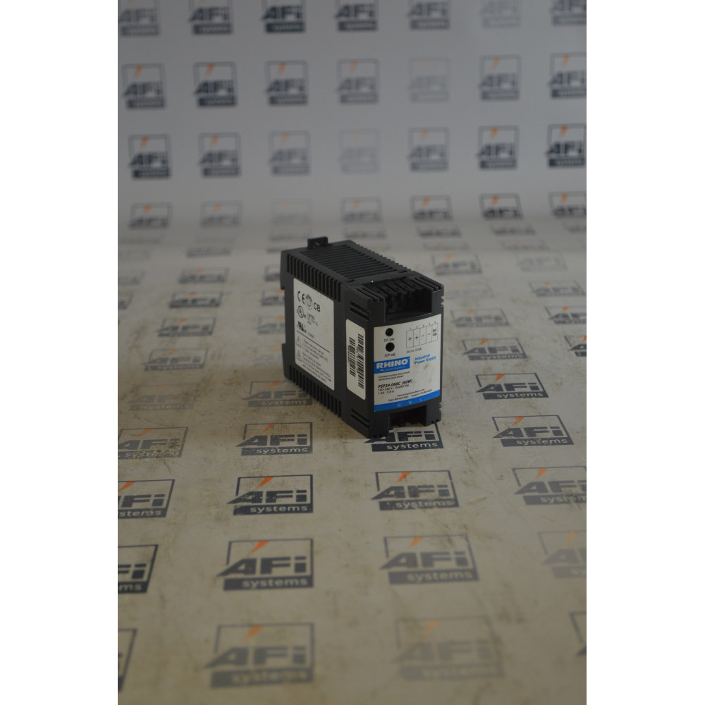 RHINO PSP24-060C POWER SUPPLY 1.4-.8AMP 100-240VACIN/2.5A 24VDC OUT