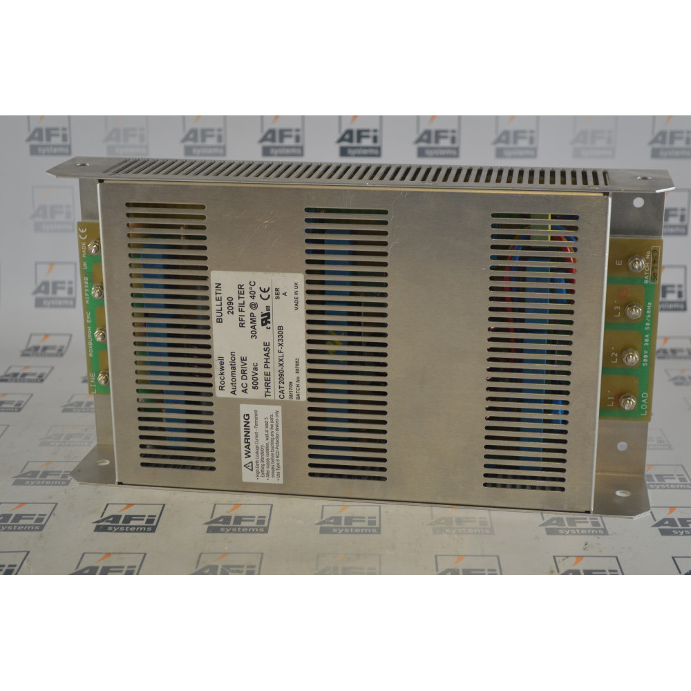 Rockwell Automation 2090-XXLF-X330B SER A RFI FILTER 30AMP 500VAC 3PHASE AC Drive