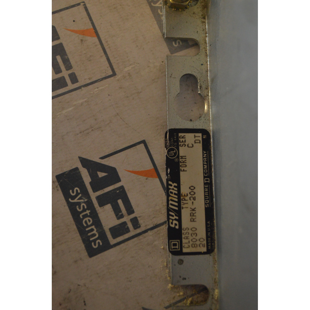 SCHNEIDER ELECTRIC SYMAX 8030-RRK-200 REGISTER RACK ASSEMBLY