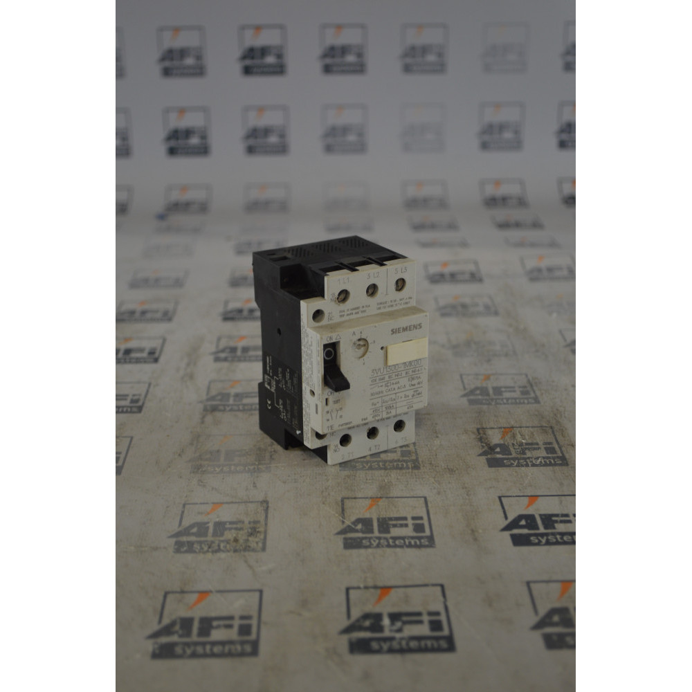 SIEMENS FURNAS ELECTRIC CO 3VU1300-1MK00 DISCONTINUED BY MANUFACTURER  STARTER MOTOR PROTECTOR  1 NO / 1 NC  4-6 AMP  3 POLE