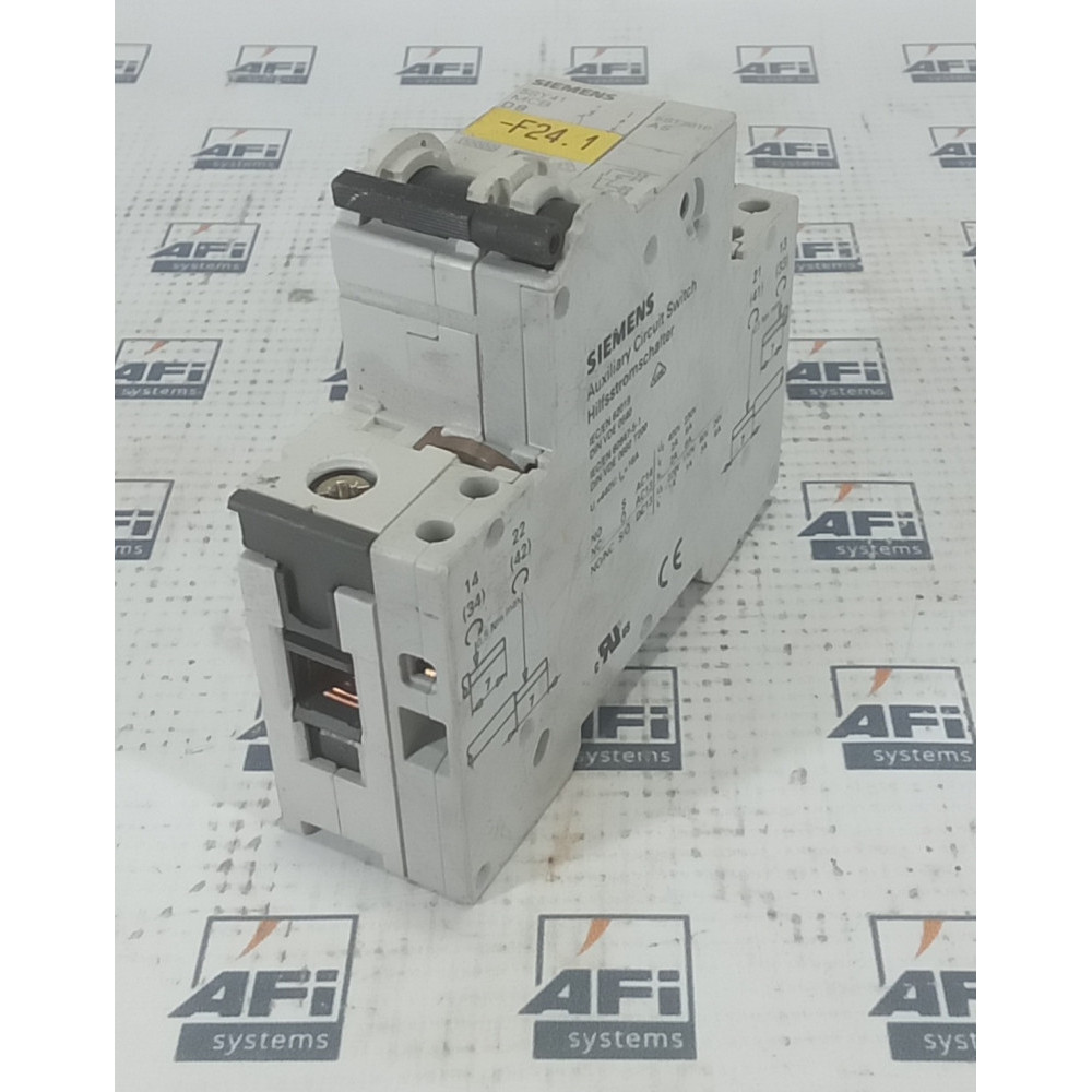 SIEMENS ITE SIEMENS 5SY4108-8 MINIATURE CIRCUIT BREAKER  SUPPLEMENTARY PROTECTOR  1POLE  230-400V  8AMP  10KA  D-TRIP  70MM