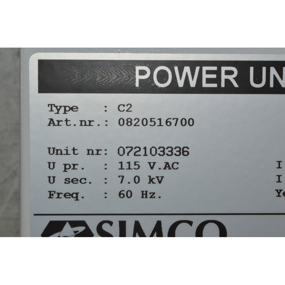 SIMCO 0820516700 POWER UNIT