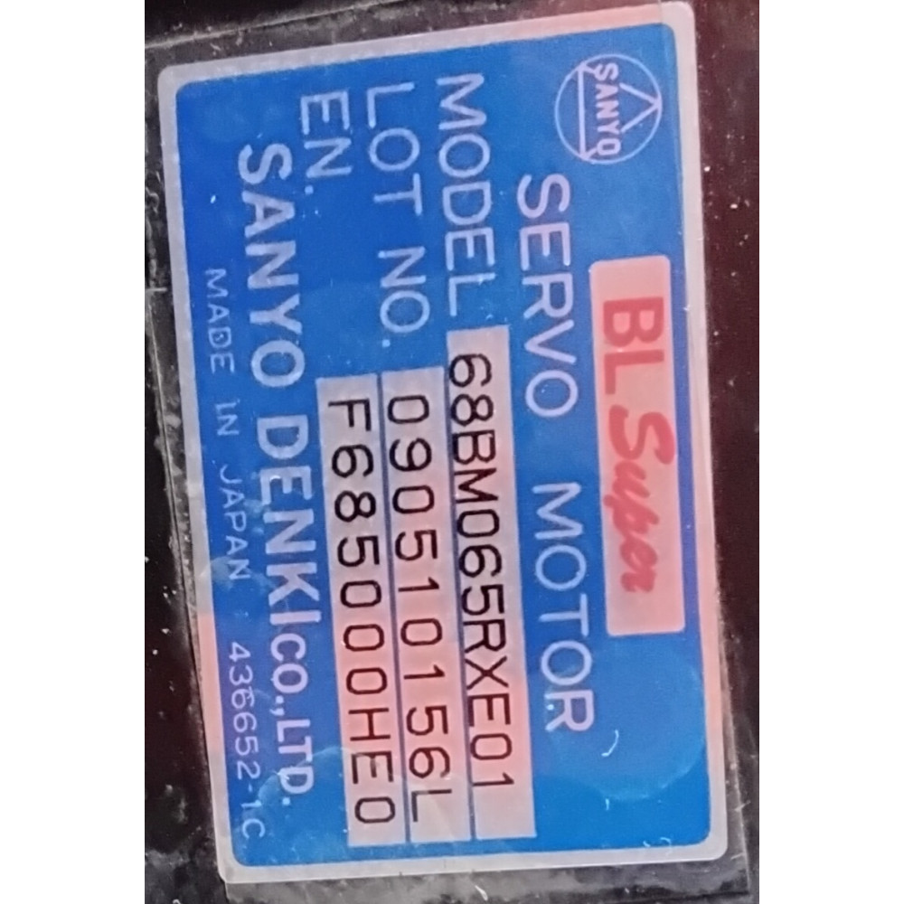 Sanyo Denki 68BM065RXE01 CNC Axis Servo Motor