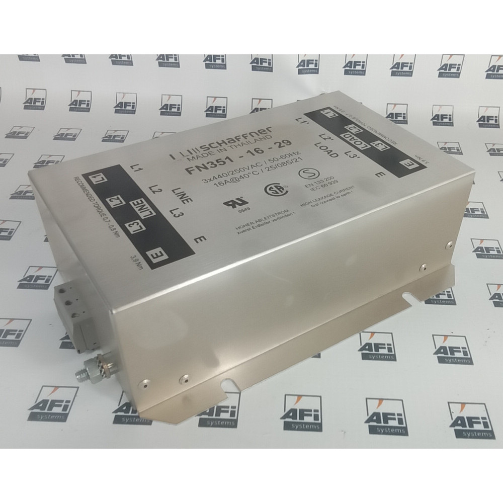 Schaffner FN351-16-29 LINE FILTER 480VAC 16A