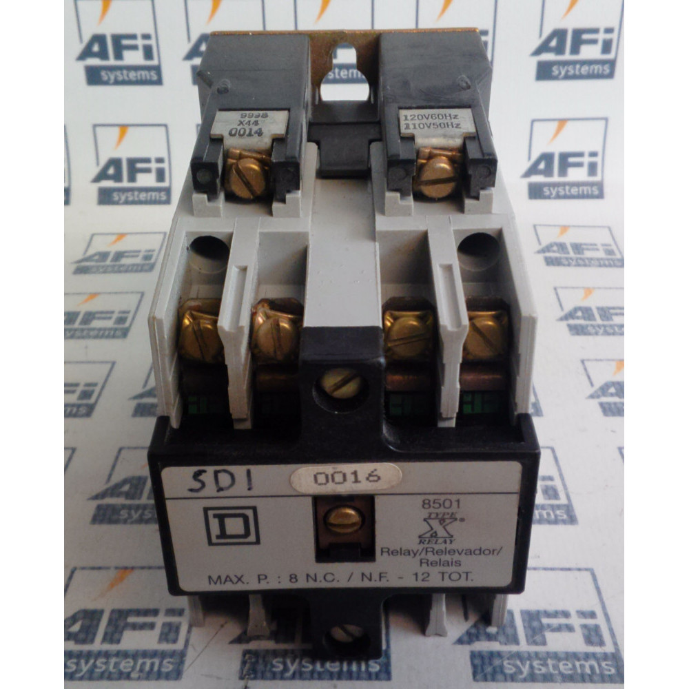 SCHNEIDER ELECTRIC SQUARE D 8501XO40 AC CONTROL RELAY