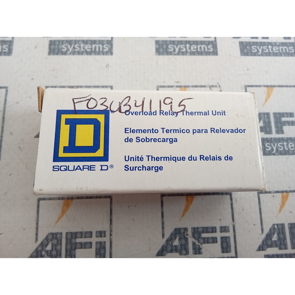 Schneider Electric Square D B2.40 Overload Relay Thermal Unit