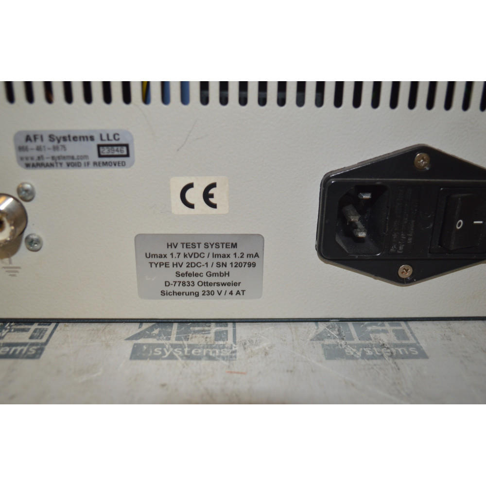 Sefelec HV 2DC-1 Power Supply