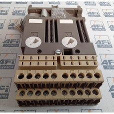 Siemens 6ES5 700-8MA11 BUS MODULE  SIMATIC S5  W/ TERMINAL BLOCK F  SCREW TERMINALS  DIN RAIL MOUNT  FOR S5-100U/ET