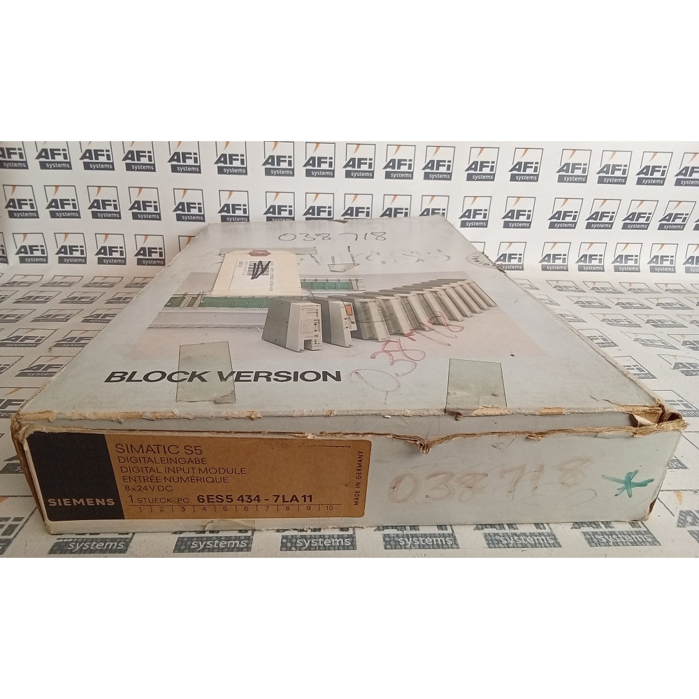 Siemens 6ES5 434-7LA11 Digital Input Module 8-Point 24VDC