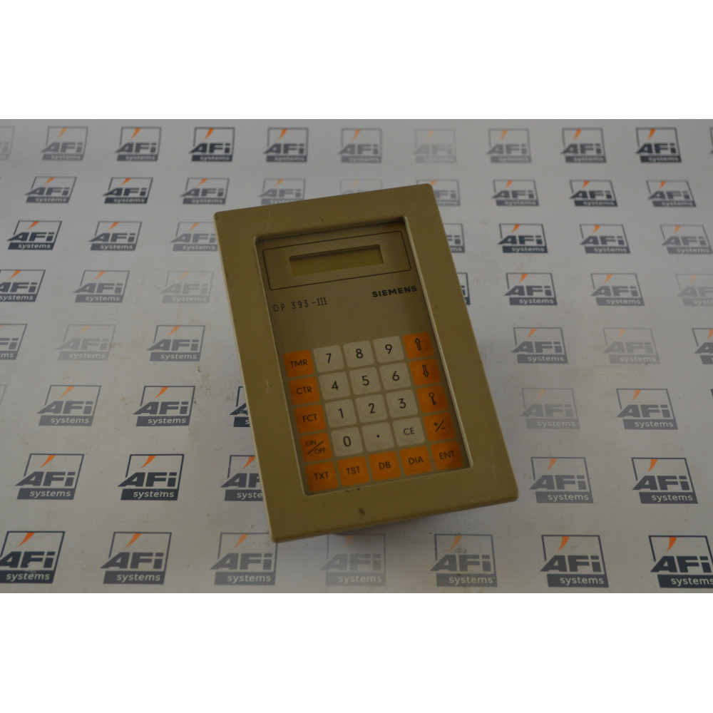 Siemens 6ES5 393-0UA14 Hand Held Programmer
