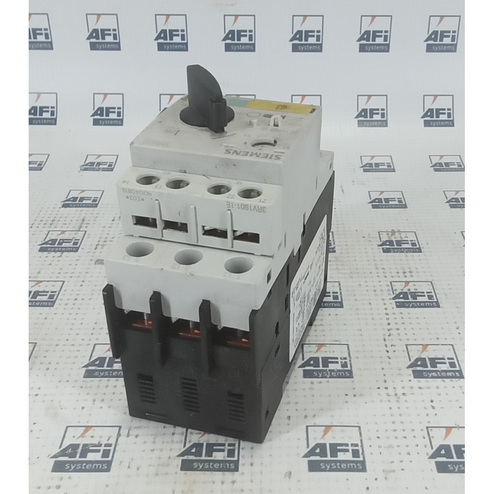  SIEMENS 3RV1021-1HA15 DISCONTINUED BY MANUFACTURER  CIRCUIT BREAKER  5.5 - 8 AMP  CLASS 10  SHORT CIRCUIT RELEASE