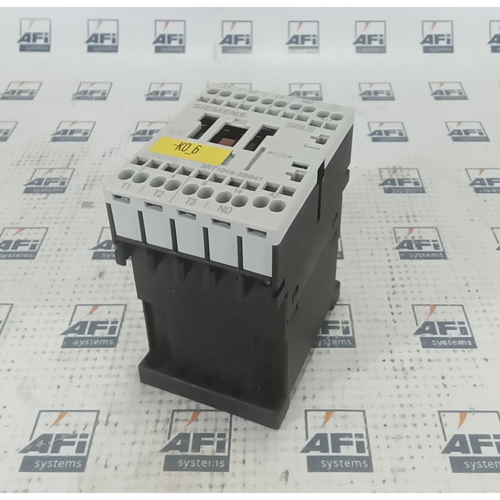 SIEMENS 3RT1015-2BB41 CONTACTOR
7AMP
3POLE
24VDC
50/60HZ
3KW