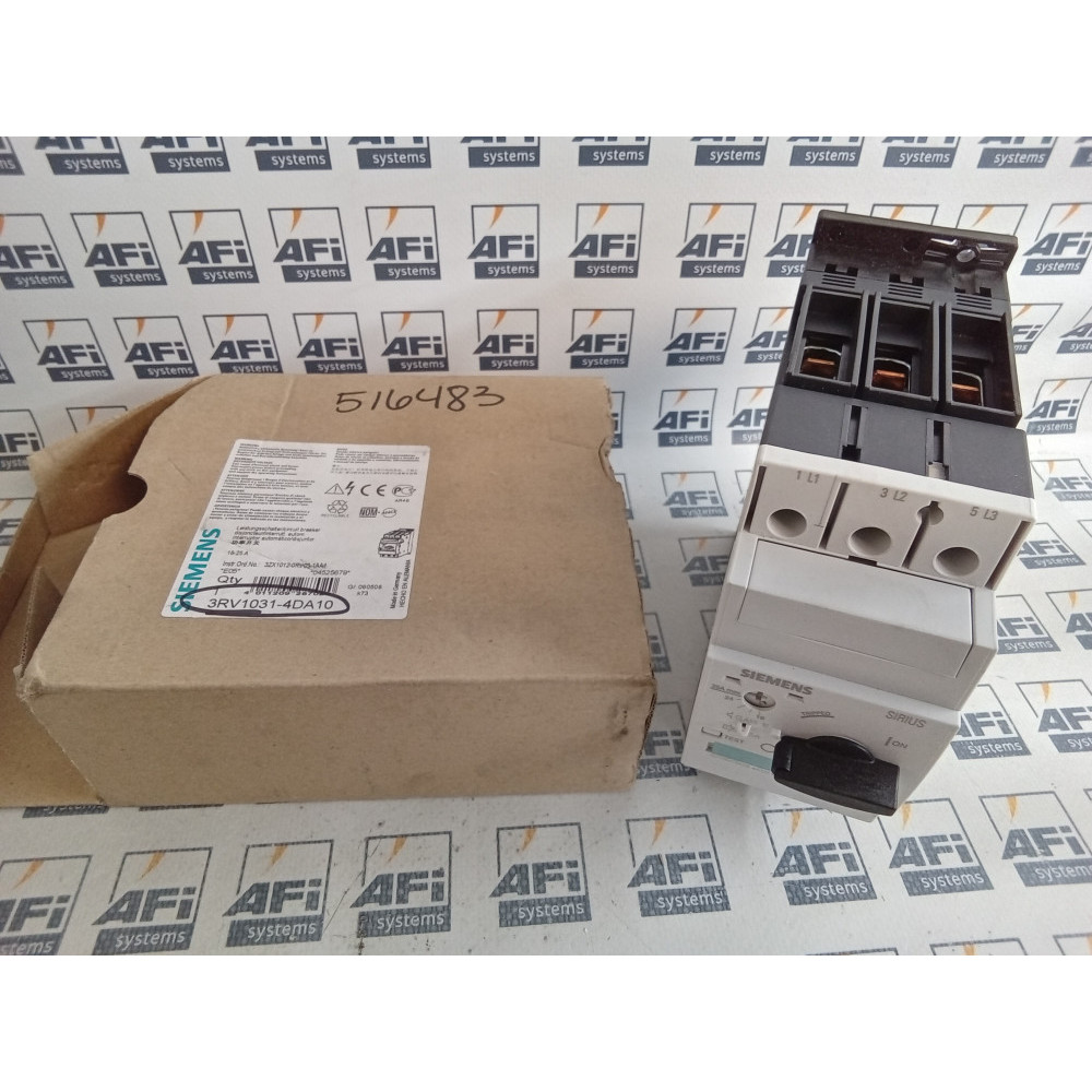 Siemens 3RV1031-4DA10 Circuit Breaker Motor Protector