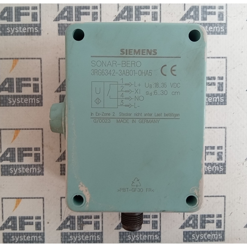 Siemens 3RG6342-3AB01-0HA5 Ultra Sonic Sensor