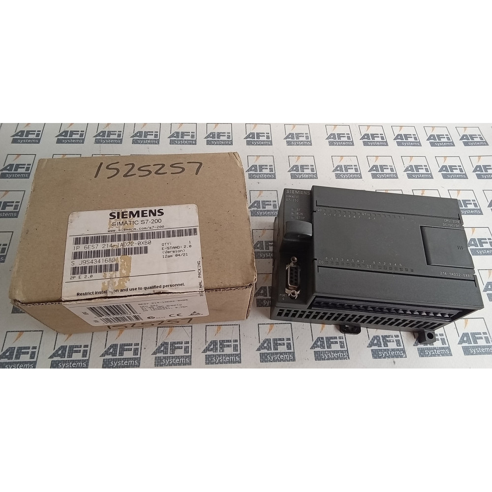 Siemens Simatic S7 6ES7 214-1AD22-0XB0 CPU Module