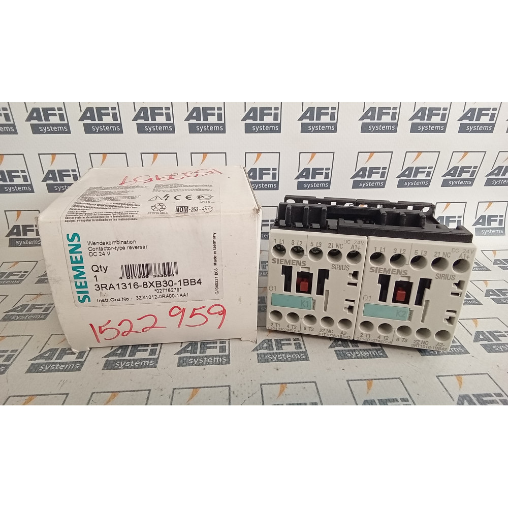 Siemens 3RA1316-8XB30-1BB4 Contactor