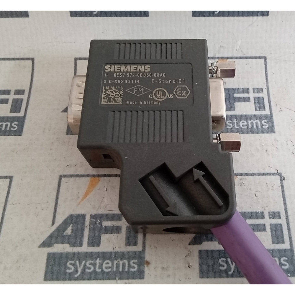 Siemens Simatic S7 6ES7972-0BB60-0XA0 Profibus Connector