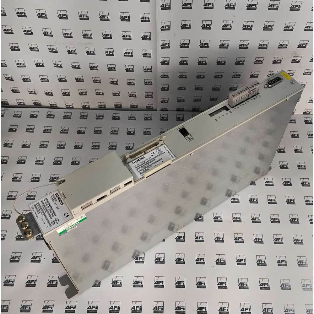 Simodrive 611 2 Axis 25A Power Module with Internal Cooling - Motor Rated: 9A Feed, 8A Main Spindle