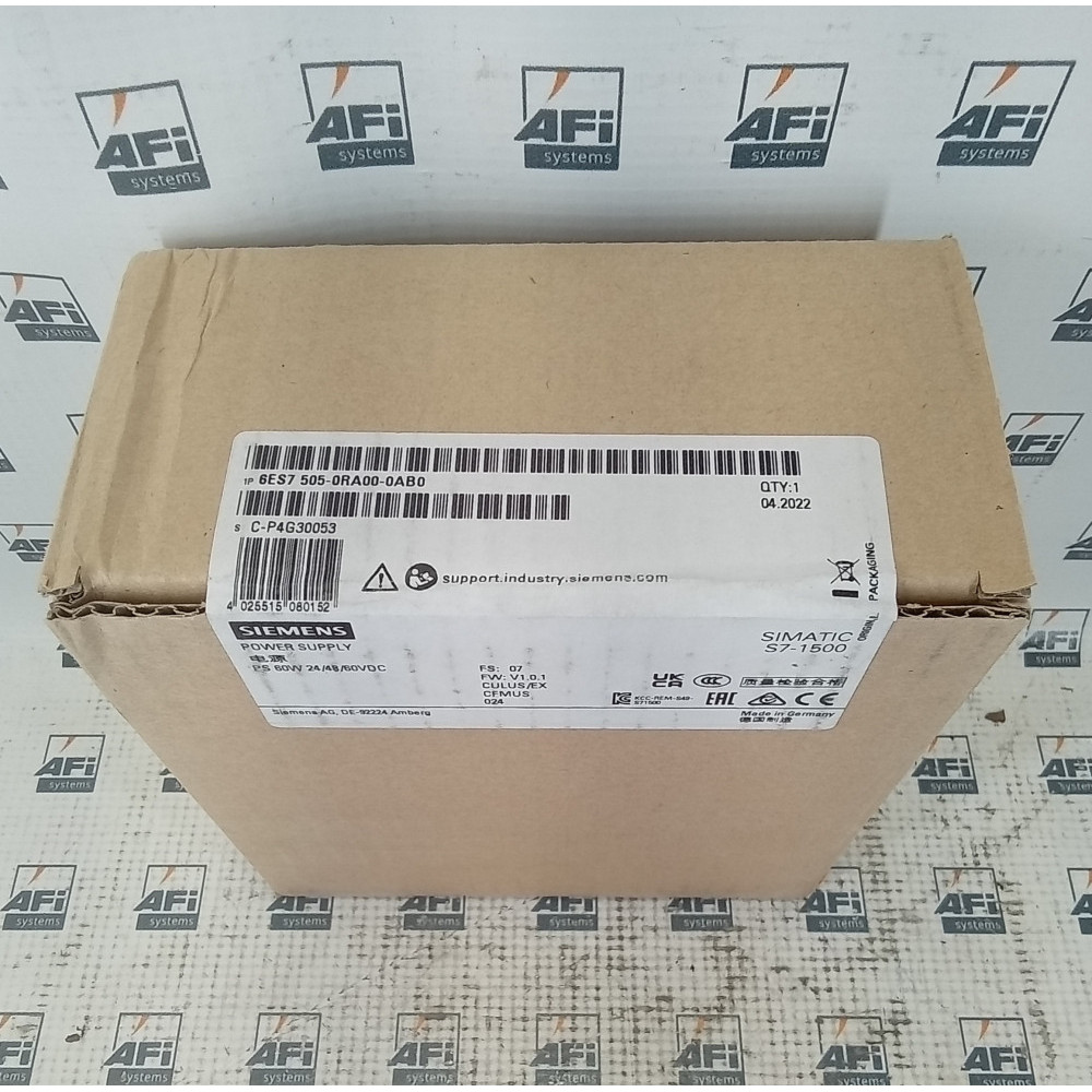 Siemens 6ES7505-0RA00-0AB0 Power Supply