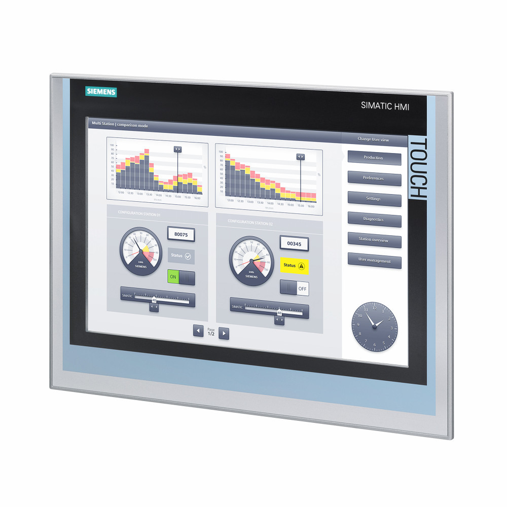 Siemens 6AV2124-0QC02-0AX2 SIMATIC TP1500 Comfort Panel HMI