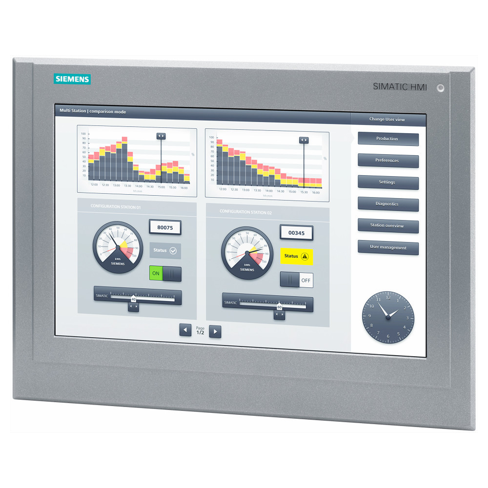 Siemens 6AV2124-0QC10-0SA0 SIMATIC TP1500 Comfort Panel Outdoor HMI