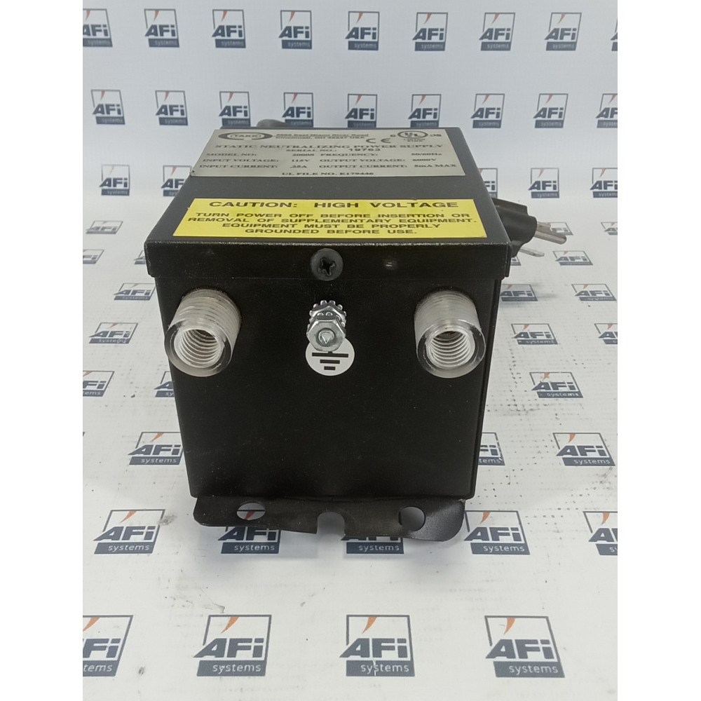 TAKK INDUSTRIES INC 2000S POWER SUPPLY
115-120VAC
50/60HZ
0.25AMP