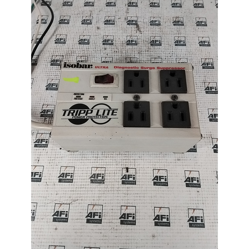 TRIPP LITE ISOBAR4ULTRA ISOBAR  ULTRA SURGE  PROTECTOR/SUPPRESSOR WITH MODEM/FAX  LED  2200 JOULES  4 OUTLETS