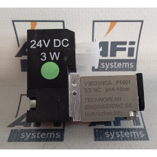 Technoplan Engineering V3E01NCA Pneumatic 3/2 NC Pilot Valve 24VDC 3W